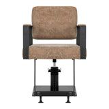 Hairdressing chair Gabbiano Modena old Brown - BVShop