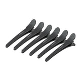 Hairdressing clamps for hair e-17 10 pcs 10.5 cm black - BVShop