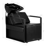 Hairdressing Wash Unit Modena Black - BVShop