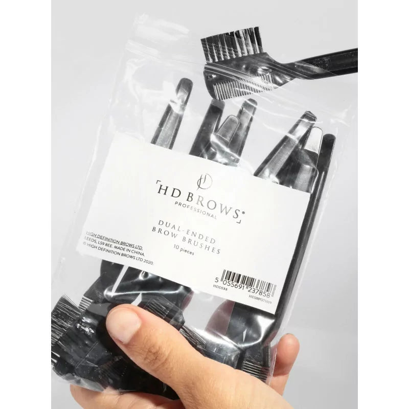 Pincel de Sobrancelhas HD Brows de Duas Pontas 10 unidades