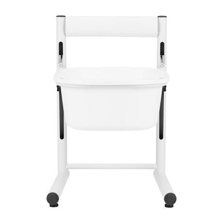 Height-adjustable pedicure tray, white - BVShop