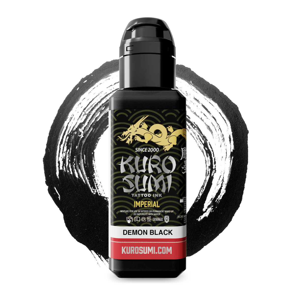 Tinta para Tatuagem Kuro Sumi Imperial Demon Black