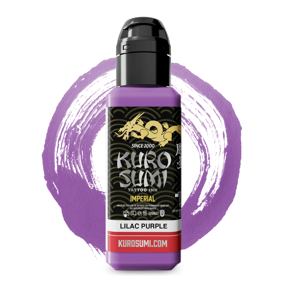 Tinta para Tatuagem Kuro Sumi Imperial Lilás Roxo