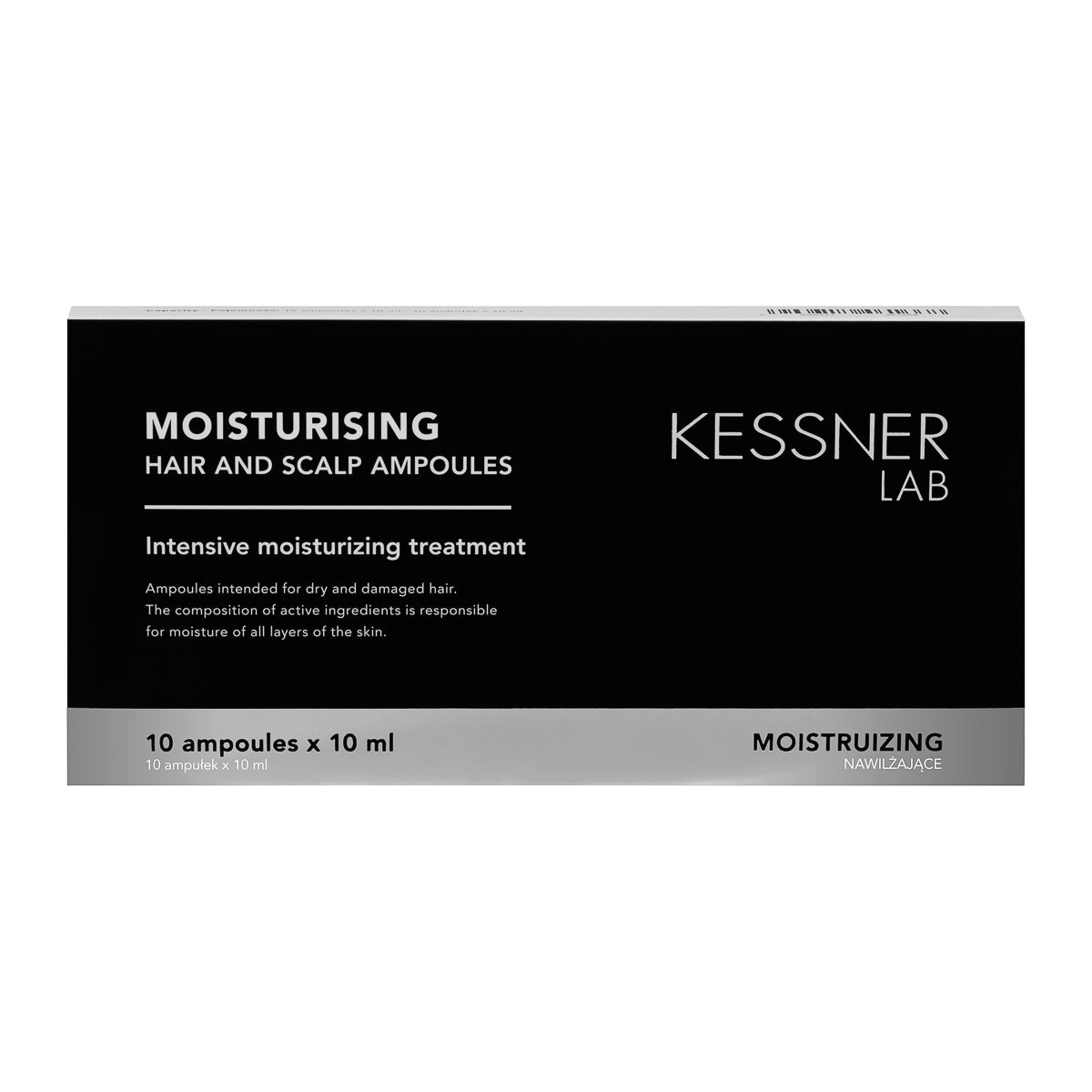 KESSNER LAB Moisturising ampoules for scalp and hair 10 x 10 ml - BVShop