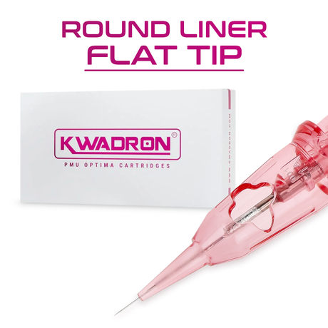 KWADRON OPTIMA Round Liner Flat Tip Cartridges - BVShop