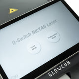 Laser GLOVCON MED Nd:YAG com peça de mão e controlos profissionais
