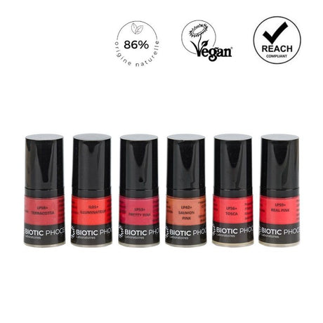 Conjunto Paleta ICONIC Lábios Biotic Phocea Airless Line 6x5ml