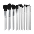 MIMO MAKEUP BRUSH GREY 12PCS SET - BVShop