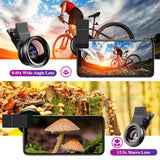 Mobile Phone Wide Angle And Macro Camera Lens - BVShop