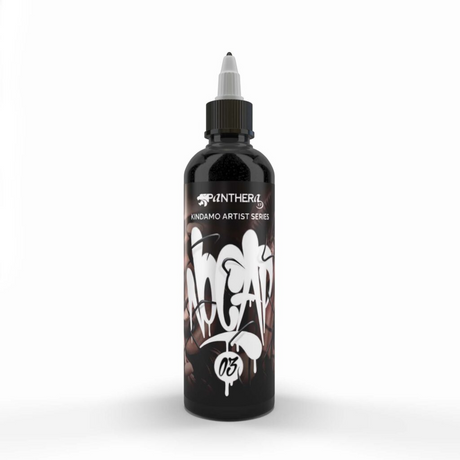 Panthera X Kindamo No Cap 03 Pigmento Para Tatuagem 150ml — frasco sobre fundo branco