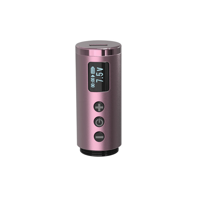 Peak Astra PowerPack battery, pink, LED display