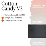 Perma Blend LUXE Cotton Candy V2 15ml pigment bottle, vibrant pink ink for cosmetic tattooing and permanent makeup applications.