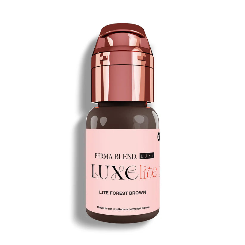 Perma Blend Luxe Lite Forest Brown PMU pigment 15ml bottle