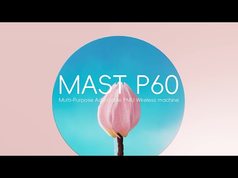 Máquina de Tatuagem Sem Fios MAST P60 Edição Diamante Rosa