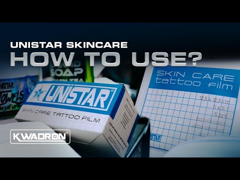 Unistar Skin Care Filme para Curativo de Tatuagem 5 unidades 12,5x12,5cm