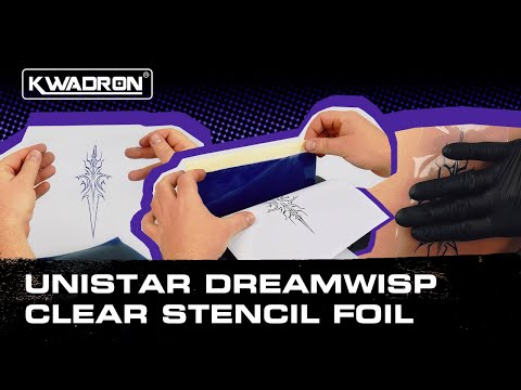 Unistar Dreamwisp Folha de Estêncil Transparente