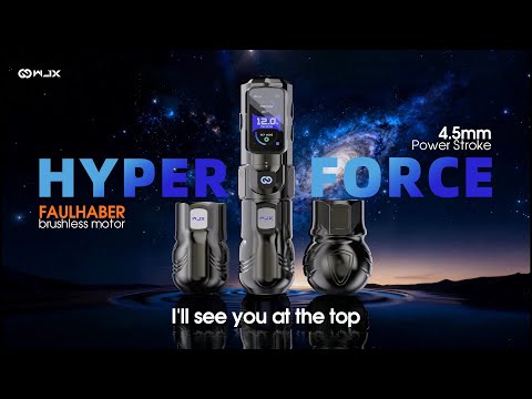 Mast WJX Hyper Force Máquina de Tatuagem Sem Fios com Motor Brushless FAULHABER