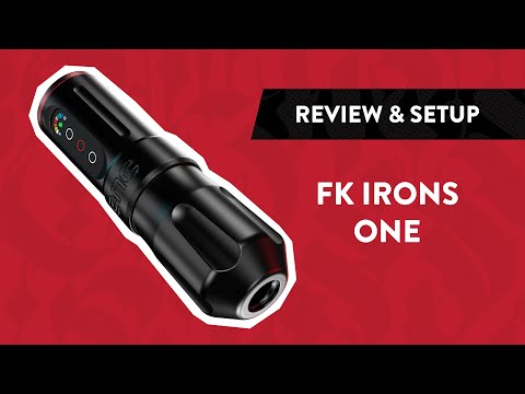 Máquina De Tatuagem Sem Fios FK Irons ONE Charcoal/Ruby