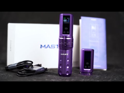 Mast Fold Pro Máquina de Tatuagem Sem Fios Dourada