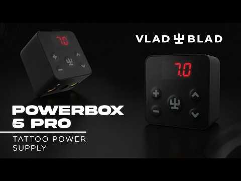 Vlad Blad PowerBox 5 Pro Fonte de Alimentação para Tatuagem