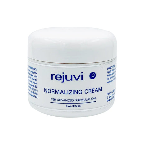 Rejuvi p Normalizing Creme De Rosto 120g – Boião, rótulo frontal