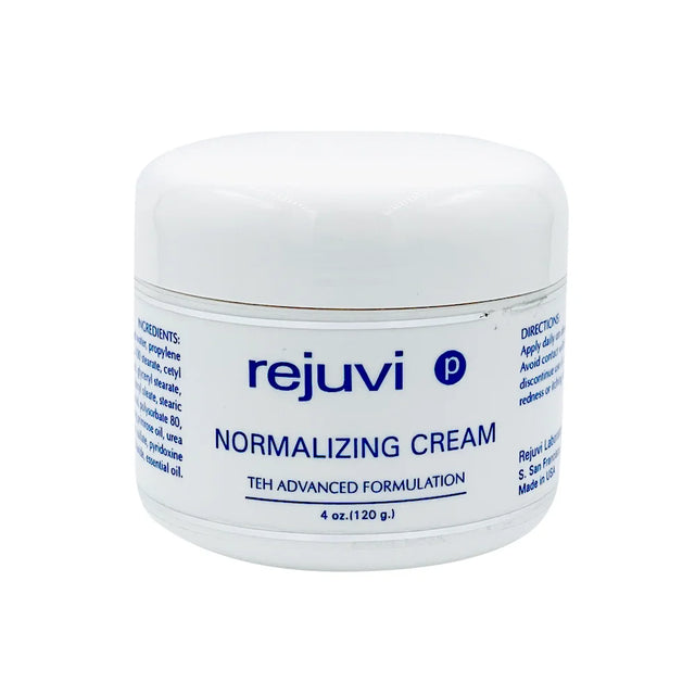 Rejuvi p Normalizing Creme De Rosto 120g – Boião, rótulo frontal