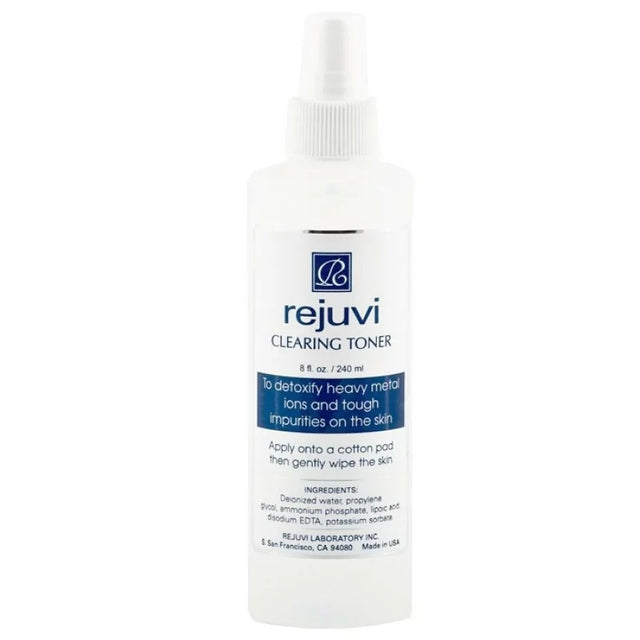 Rejuvi r Tónico Clarificante 240ml – Frasco, rótulo frontal