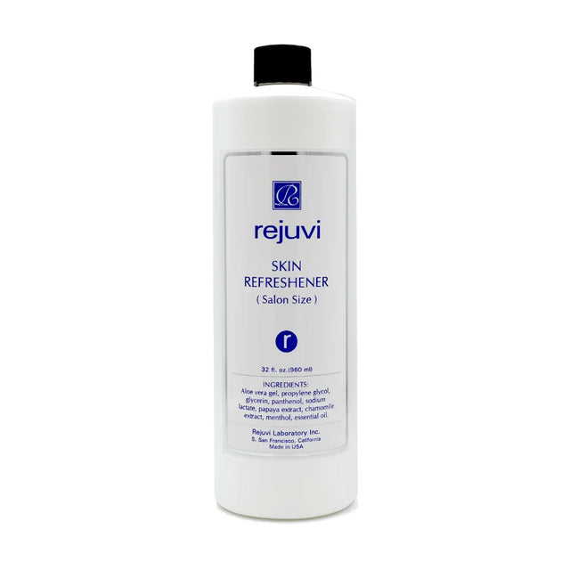 Rejuvi r Refrescante De Pele 960ml – Frasco, rótulo frontal