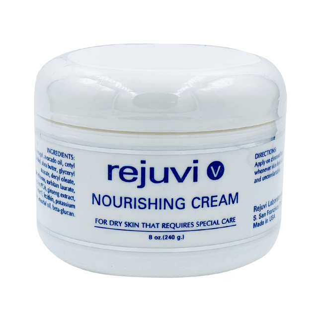 Rejuvi v Hidratante Facial 240g – Boião, rótulo frontal