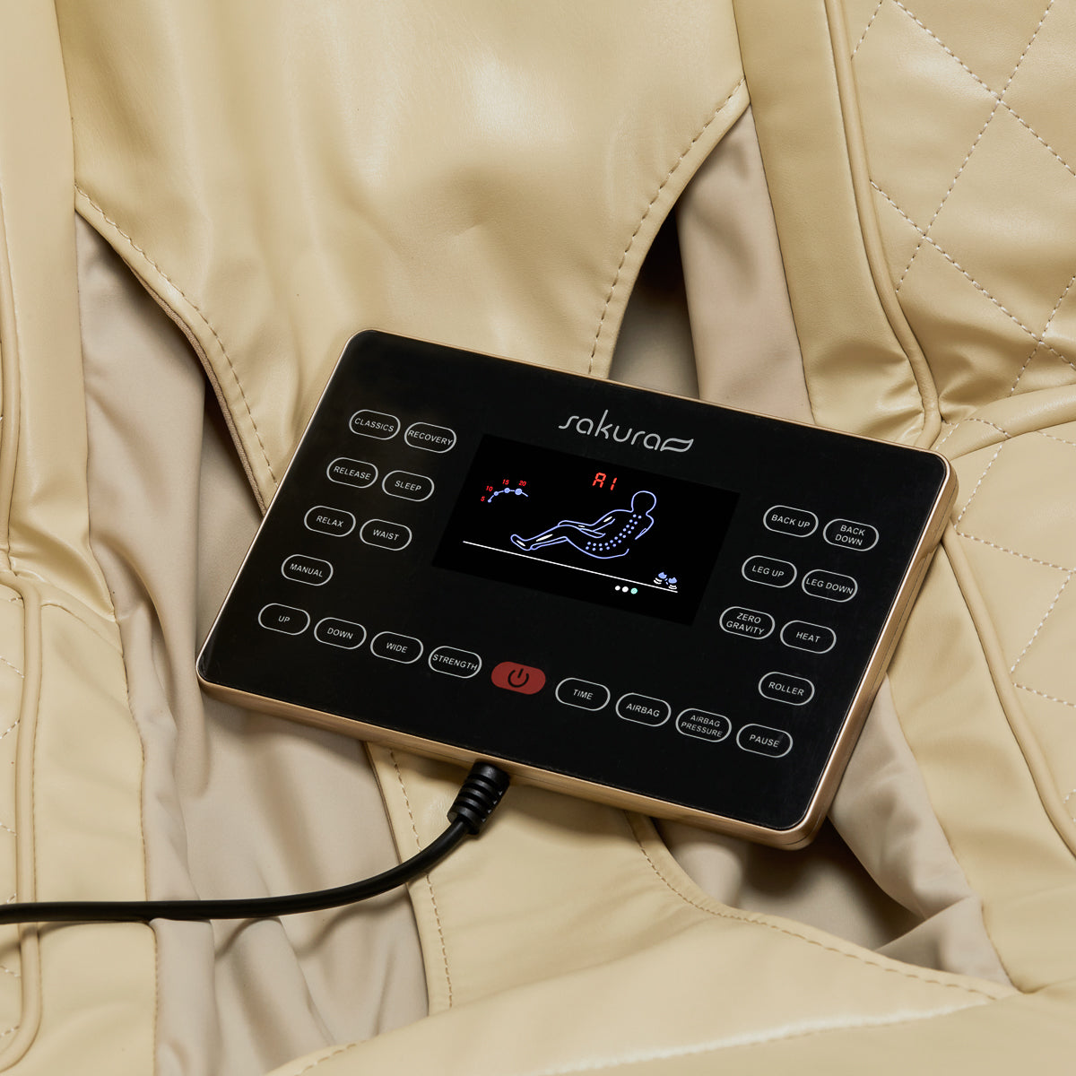 Sakura Comfort Plus 806 massage chair beige - BVShop