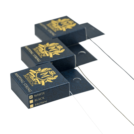 Skin Monarch Pre-Inked String For Brow Mapping White/Brown/Black 1pcs - BVShop