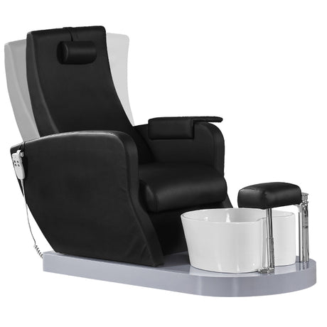 SPA ARMCHAIR FOR PEDICURE AZZURRO 016A BLACK WITH HYDROMASSAGE - BVShop