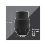 Spektra Flux Wide Empunhadura Descartável de Borracha 40mm 1un
