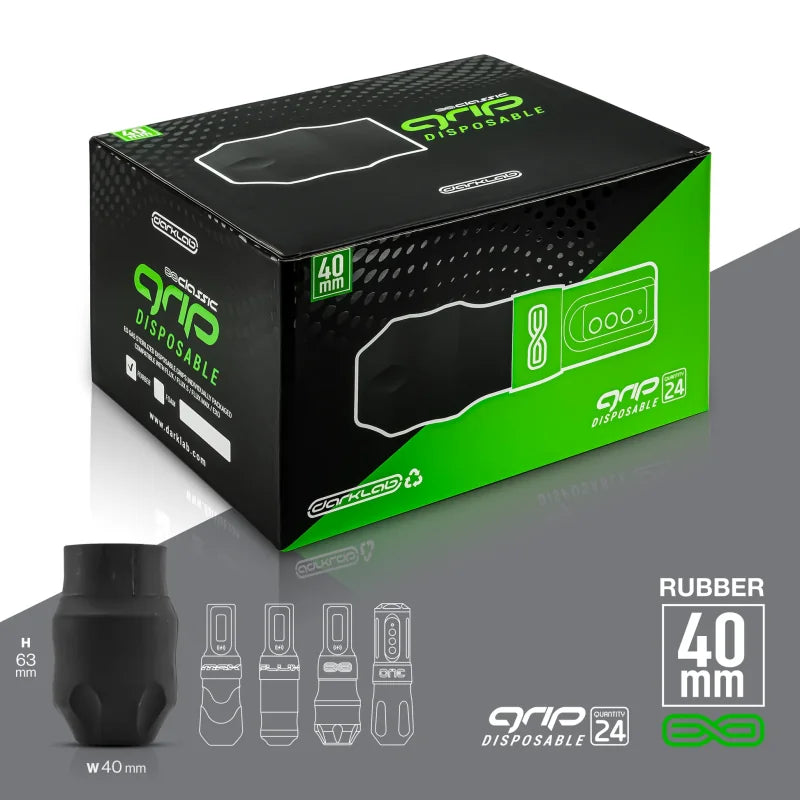 Spektra Flux Wide Empunhadura Descartável de Borracha 40mm 1un