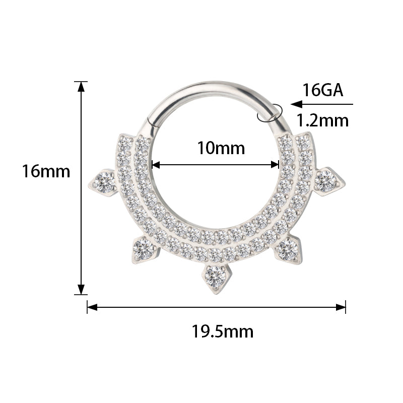 Anel Duplo com Revestimento em Titânio