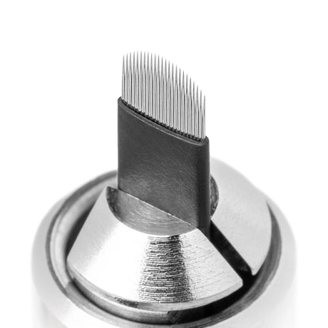 Set of 50 The Perma Microblading Nano Blades U24 0.16, fine microblading tool for precise eyebrow tattooing.