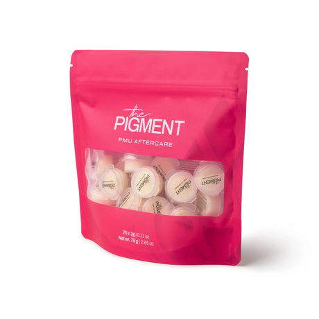 Set of 25 The Pigment Aftercare Balm tubes, skincare product for tattoo healing and aftercare.