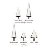 Ponta de Espigão para Labret em Titânio