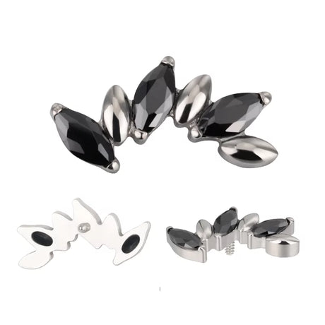 Anel de Titânio Alternativo Marquise