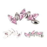 Anel de Titânio Alternativo Marquise