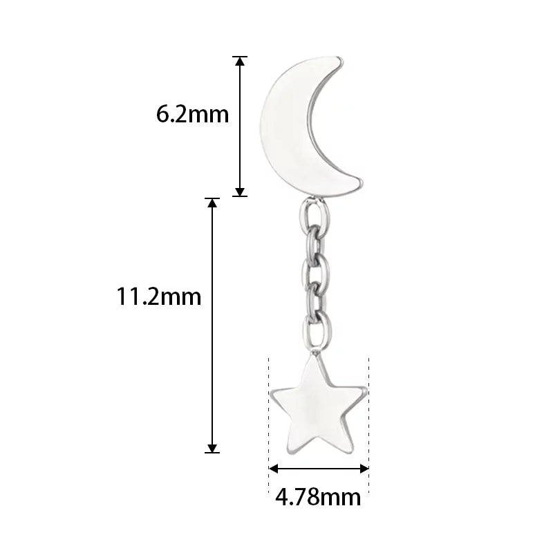 Anel de Titânio Moonstar