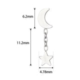 Anel de Titânio Moonstar