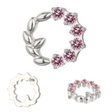 Anel de Titânio Coroa de Oliveira