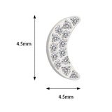 Anel de Titânio com Lua Pavimentada