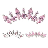 Anel de Titânio Redondo e Marquise