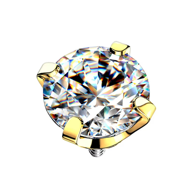 Pontas de Anel de Titânio com Bisel de Zircónia