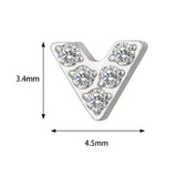 Anel de Titânio em Forma de V