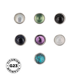 Pontas de Titânio com Semi Aro