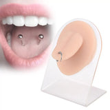 Modelo de Piercing para Língua em Silicone