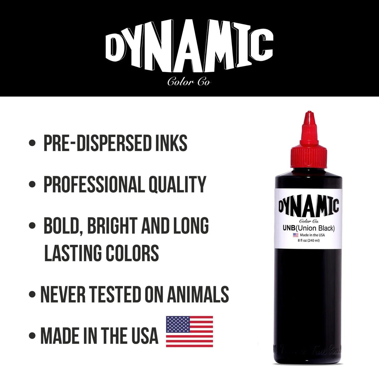 Dynamic Ink Union Black 30/240ml